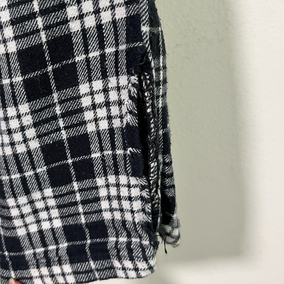 Old Navy Men’s Plaid Flannel Lounge Pants – Black & White, Size M - Picture 7 of 13